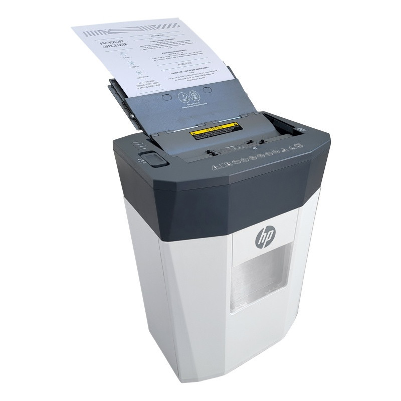 Niszczarka HP ONESHRED Auto 80CC, biało-szara