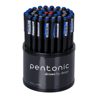 Display długopisów LINC Pentonic, obrotowy, śr. kulki 0,7mm, gr. linii 0,3mm, 50 szt., mix kolorów