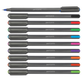 Długopis LINC Pentonic, śr. kulki 1,0mm, gr. linii 0,5mm, brązowy