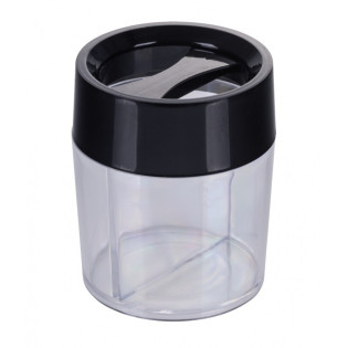 Pojemnik magnetyczny na spinacze OFFICE PRODUCTS, okrągły, pusty, transparentny