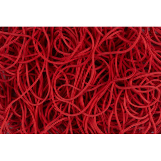 Gumki recepturki OFFICE PRODUCTS, średnica 120mm, 1,5x1,5mm, 60% kauczuku, 250g, zgrzewka, czerwone