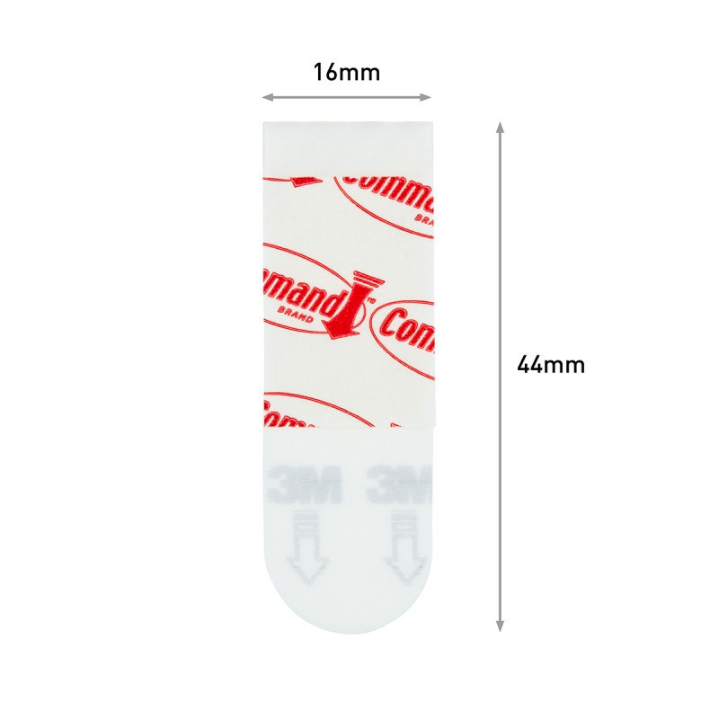 Paski do plakatów COMMAND™ (17024), małe, 12 szt., białe