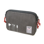 Organizer TROIKA Business Tech Pouch 2, na kable i akcesoria, szary