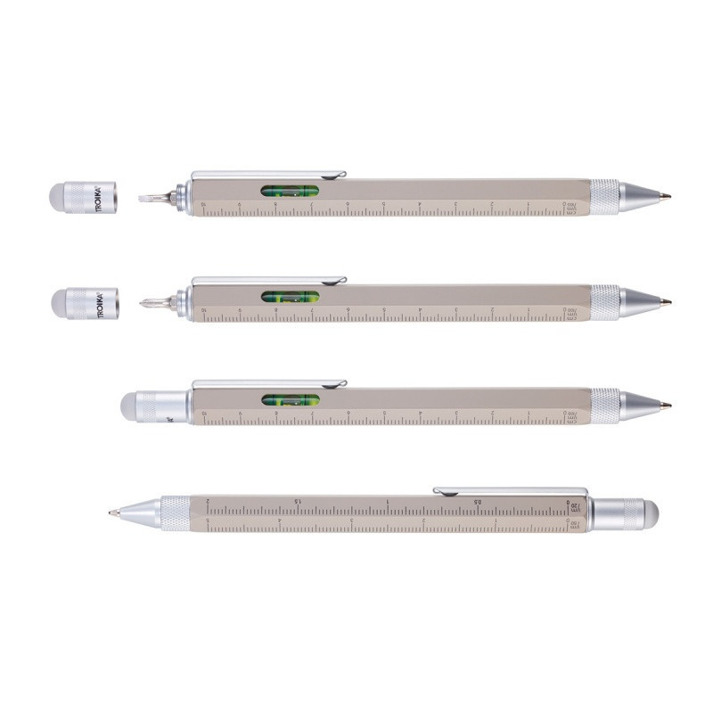 Długopis wielozadaniowy TROIKA Construction, szary