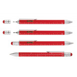 Długopis wielozadaniowy TROIKA Construction, czerwony