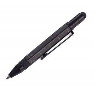 Długopis wielozadaniowy TROIKA Construction Liliput, czarny mat