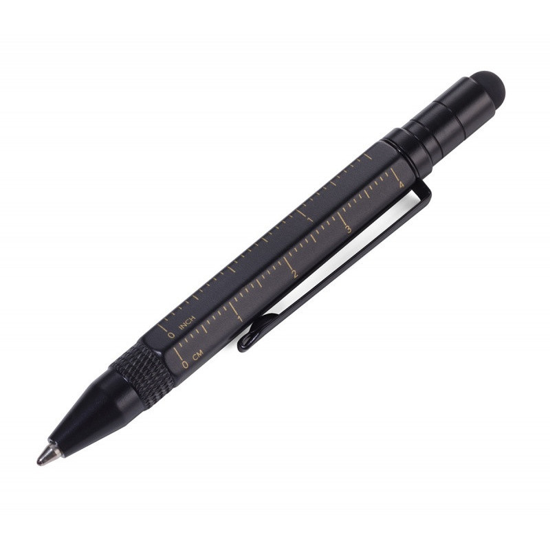 Długopis wielozadaniowy TROIKA Construction Liliput, czarny mat