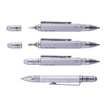 Długopis wielozadaniowy TROIKA Construction Liliput, srebrny