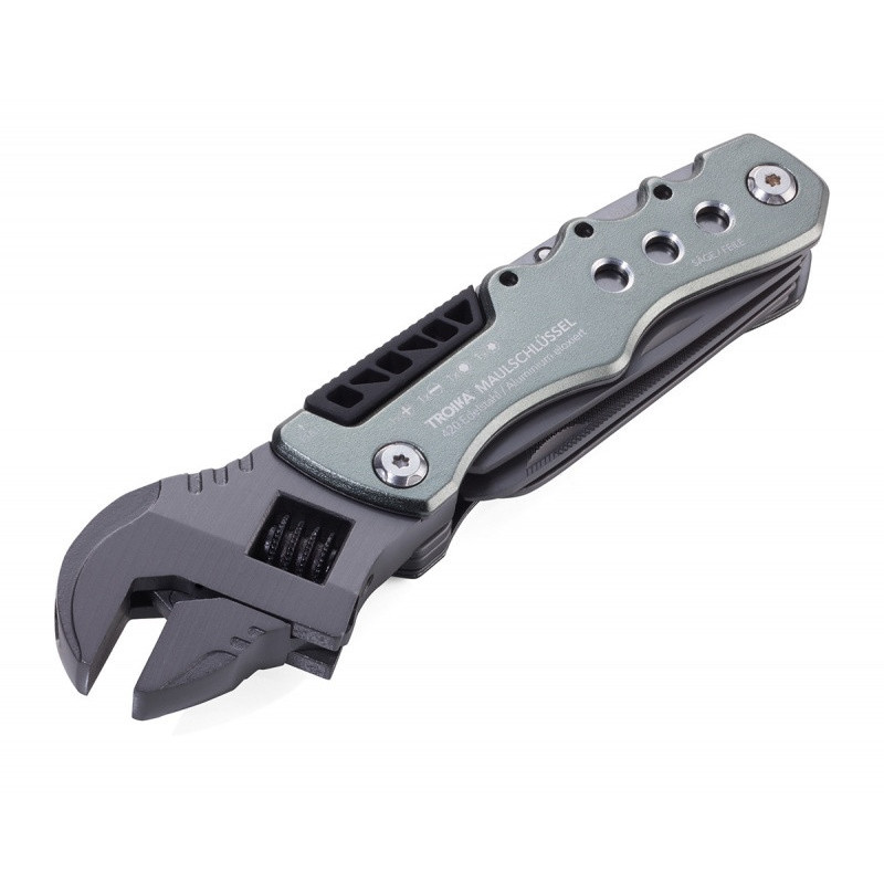 Narzędzie wielofunkcyjne TROIKA Maulschlussel, 12 funkcji, szary