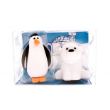 Gumki Zwierzęta Polarne TRENDHAUS, 2 szt., mix kolorów