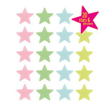 Gwiazdki świecące w ciemności TRENDHAUS ZW, 20 szt., mix kolorów