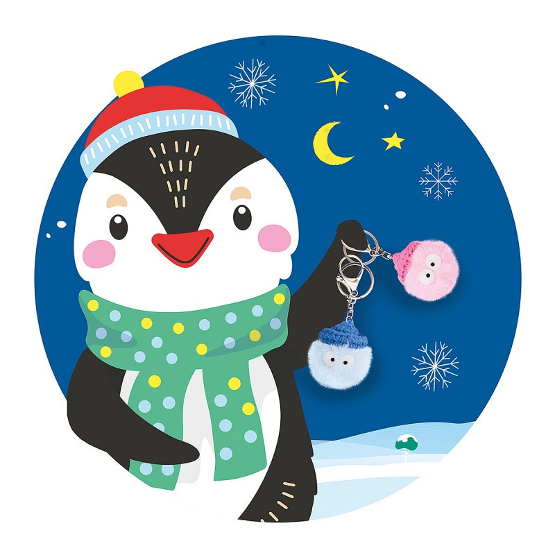 Milutki breloczek TRENDHAUS MM SF, puszysty, mix kolorów