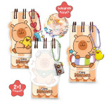 Mini notes TRENDHAUS CP HL-5, 2 w 1, 104kartki, mix kolorów