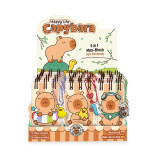 Mini notes TRENDHAUS CP HL-5, 2 w 1, 104kartki, mix kolorów