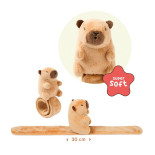 Bransoletka TRENDHAUS CP HL-5, Snap-it, pluszowa kapibara, brązowa