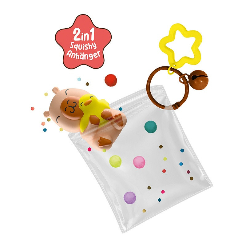 Gniotek Mini Kapibara TRENDHAUS CP HL-5, mix kolorów