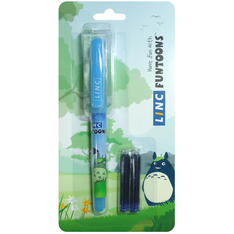 Pióro wieczne LINC Funtoon, +2 wkłady, blister, niebieskie