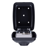 Skrytka na klucze DONAU TECH, z zamkiem cyfrowym, 115x95x40 mm, czarno-srebrna