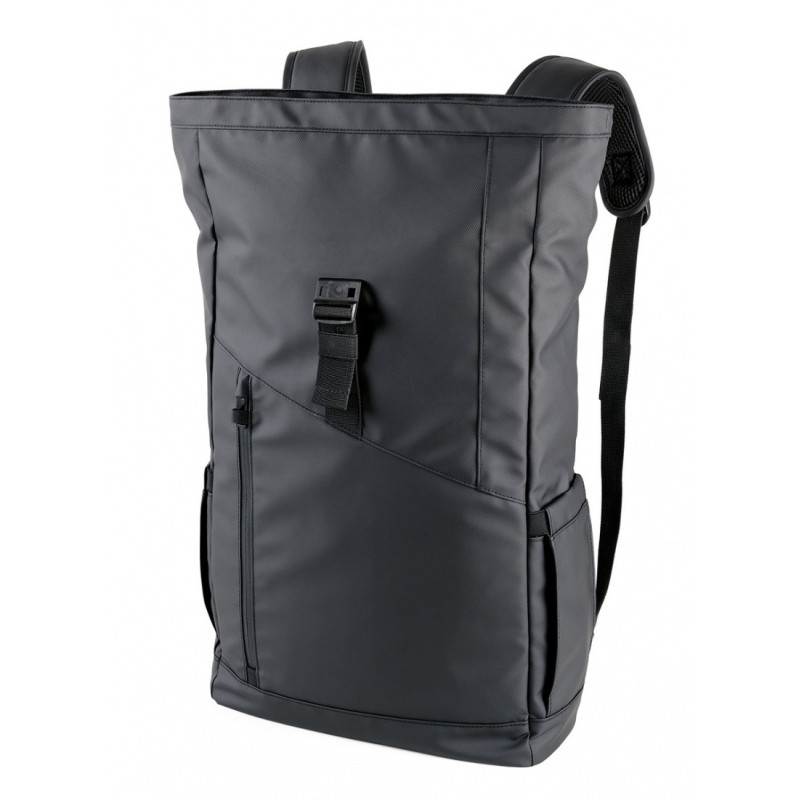 Plecak rolowany TROIKA Black Roll Top, czarny