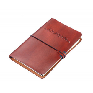 Notes TROIKA Bullet Journal, A5, w kropki, brązowy