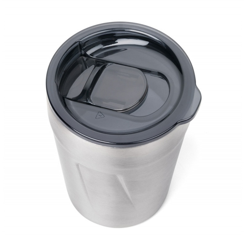 Kubek termiczny TROIKA Cup-uccino, 300ml, stalowy, czarny