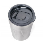Kubek termiczny TROIKA Cup-uccino, 300ml, stalowy, czarny