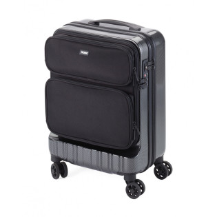 Walizka TROIKA 36 Hours Trolley, poliwęglan, szara