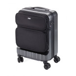 Walizka TROIKA 36 Hours Trolley, poliwęglan, szara