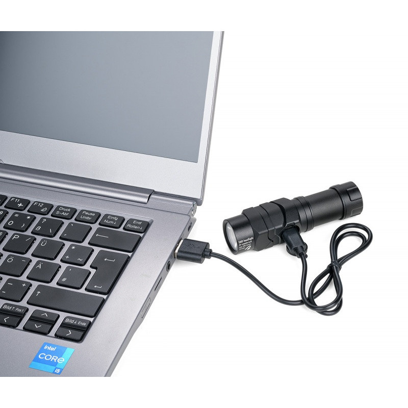 Latarka TROIKA Eco Knicklicht Micro, 5 trybów, czarna