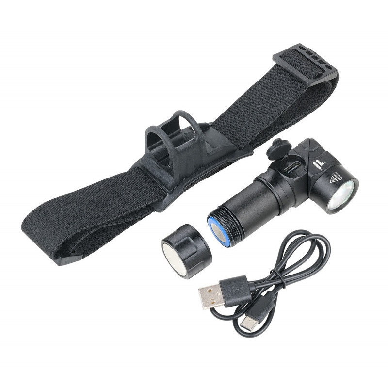 Latarka TROIKA Eco Knicklicht Micro, 5 trybów, czarna