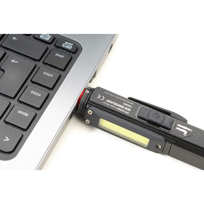 Latarka TROIKA Eco Knicklicht, czarna