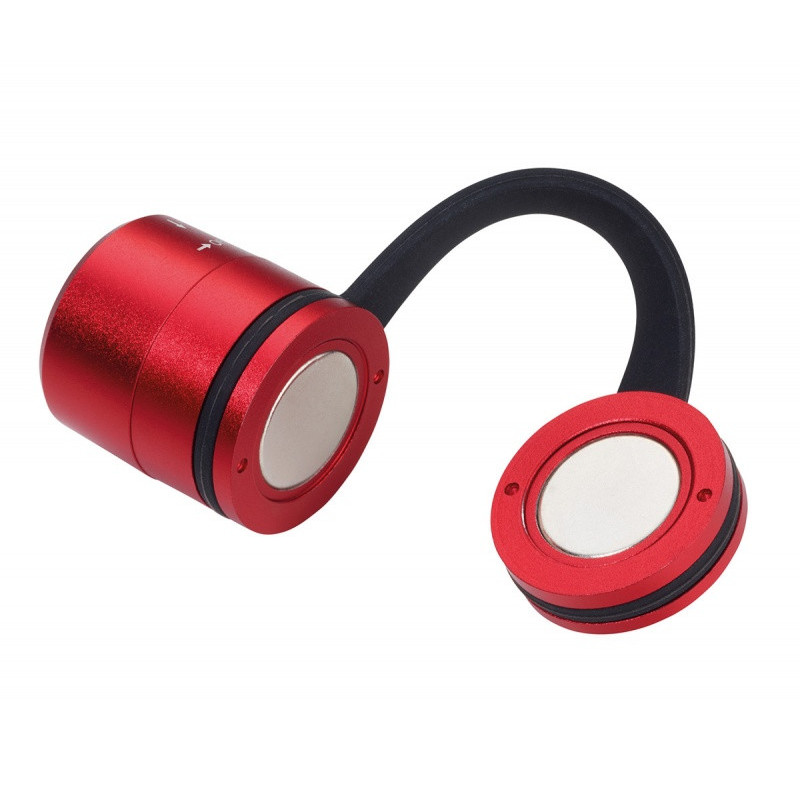 Latarka TROIKA Eco Run, z magnesem, LED, czerwona