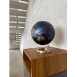 Globus TROIKA 23,5 Grad, śr. 25cm, metalowa podstawa, granatowo-złoty