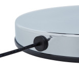 Globus TROIKA Terra Light, śr. 25cm, metalowa podstawa, czarno-srebrny