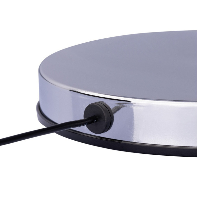 Globus podświetlany TROIKA Stellar Light, śr. 30cm, metalowa podstawa, srebrny