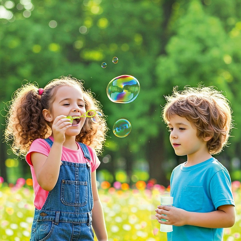 Zestaw do robienia baniek mydlanych TRENDHAUS CP HS-6, 50 ml, mix kolorów