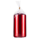 Świeca słupek DONAU HOME Aurora, 60x115mm, rubin