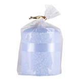 Świeca słupek DONAU HOME Milo, 70x90mm, błękit perła