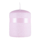 Świeca słupek DONAU HOME Milo, 70x90mm, róż perła