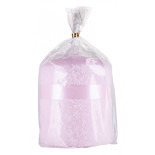 Świeca słupek DONAU HOME Milo, 70x90mm, róż perła