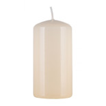 Świeca słupek DONAU HOME Standard Gloss, 50x100mm, kremowy