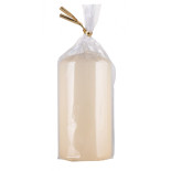 Świeca słupek DONAU HOME Standard Gloss, 50x100mm, kremowy