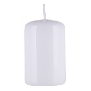 Świeca słupek DONAU HOME Standard Gloss, 50x80mm, biały