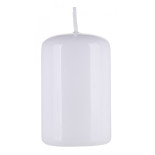 Świeca słupek DONAU HOME Standard Gloss, 50x80mm, biały
