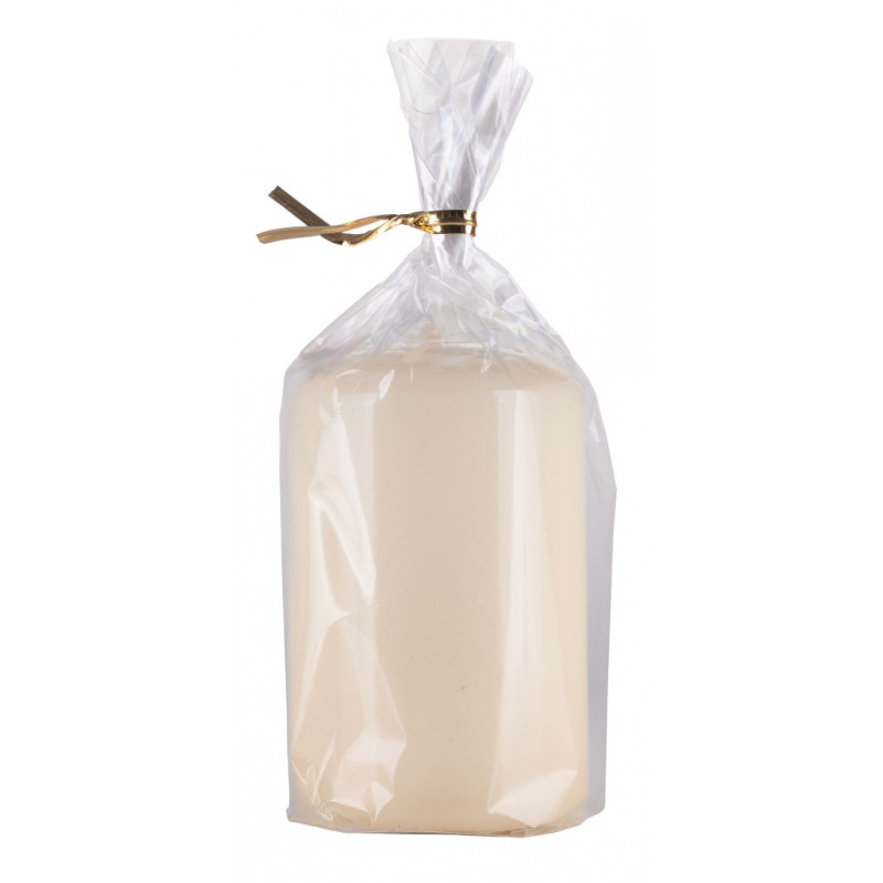 Świeca słupek DONAU HOME Standard Gloss, 50x80mm, kremowy