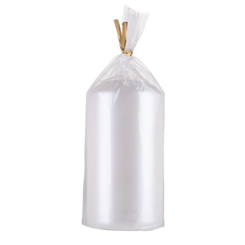 Świeca słupek DONAU HOME Standard Lakier, 60x115mm, biały perła