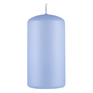 Świeca słupek DONAU HOME Standard Lakier, 60x115mm, błękit perła mat