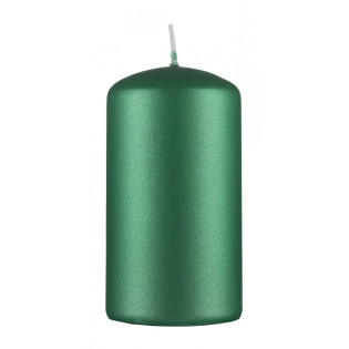Świeca słupek DONAU HOME Standard Lakier, 60x115mm, zielony metaliczny mat