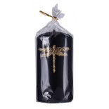 Świeca słupek DONAU HOME Ważka, 70x130mm, czarny