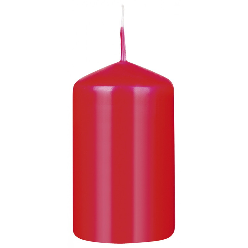 Świeca słupek DONAU HOME Spiced Christmas, 40x70mm, 4 szt., pomarańcza z goździkami, czerwony